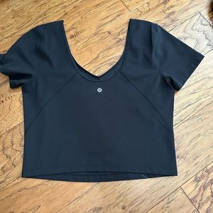 Size 12 Lululemon Align Tee - Black - NWOT